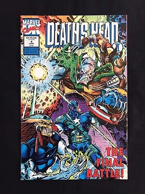 Deaths Head II #4 Vol. 1 Marvel UK Comics Wolverine Captain America Spider-Man