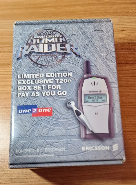 ERICSSON T20E TOMB Raider Limited Edition Rare Phone, Boxed