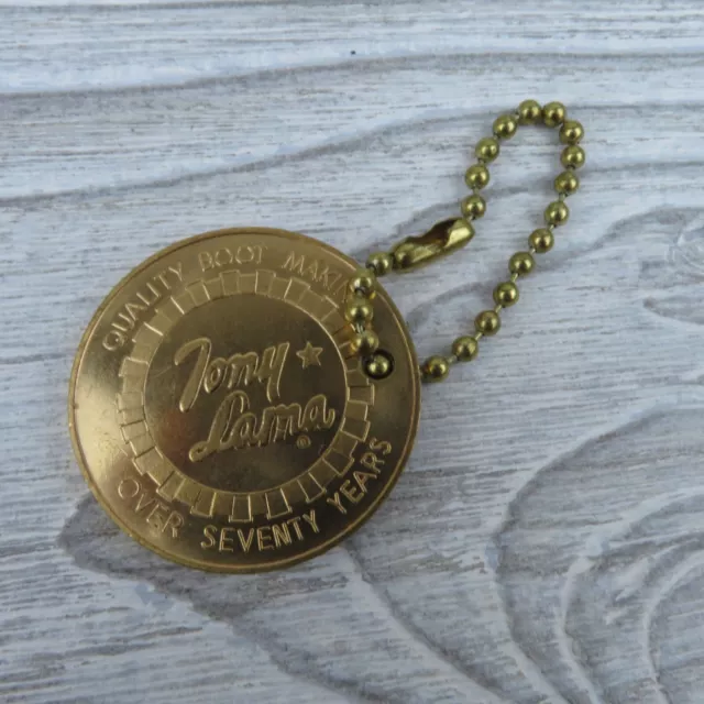 Tony Lama - Boots - Token Key Chain - “Celebrating Over 70 Years” - Excellent!