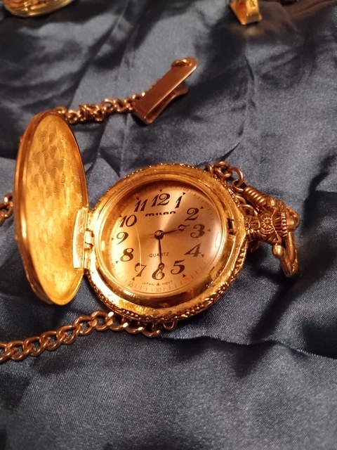 Orologio Da Taschino Retro Cuore Cavo Con Collana – Steampunk Nero, Quarzo
