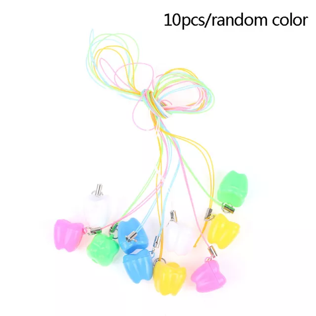 10pcs Colorful Baby Kids Tooth Storage Box Organizer Milk Teeth Keepsake Hol-tz