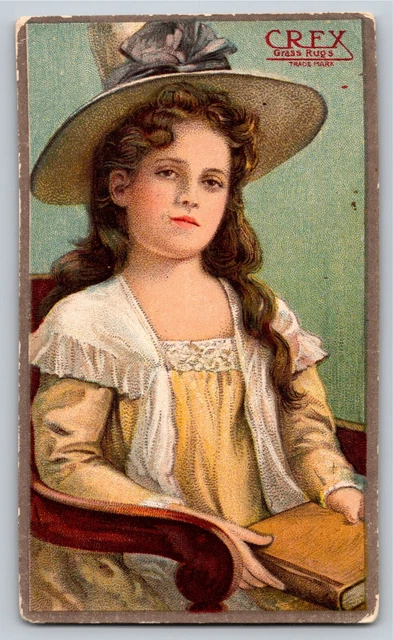 Crex Carpets Rugs American Grass Twine Co. Broadway NYC Victorian Trade Card