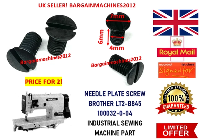 Industrial Sewing Machine Needle Plate - 2 Pack Fits Juki Brother Consew #147150