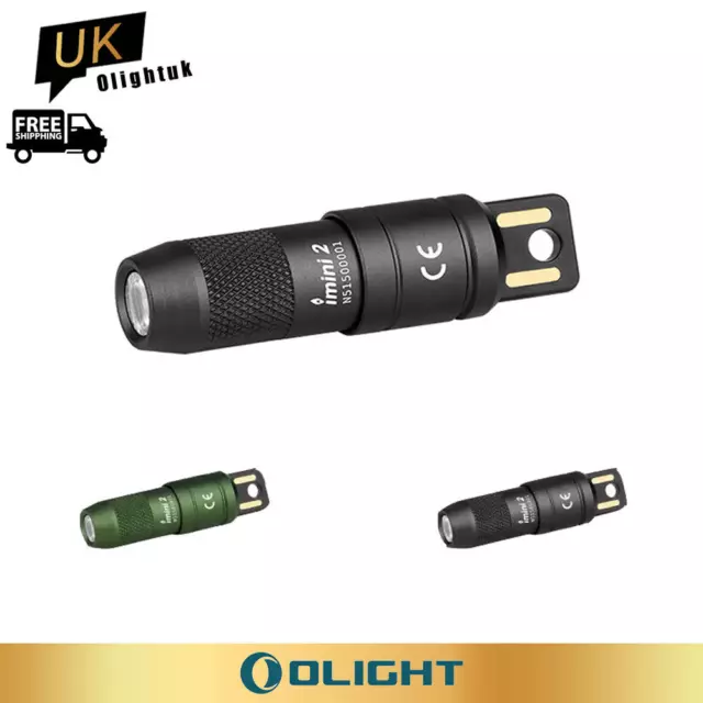 OLIGHT imini 2 50 Lumens Micro Rechargeable Tiny Keychain Flashlight LED Torch