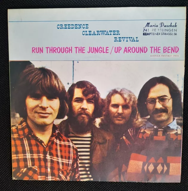 Creedence Clearwater Revival – Run Through The Jungle Up Around The Bend 1970 7"