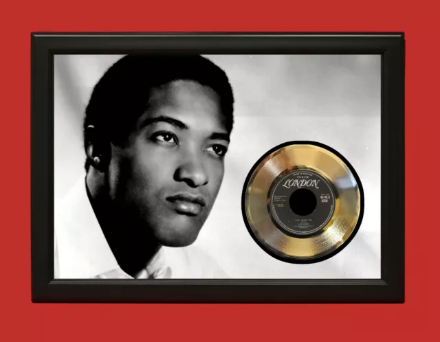 Sam Cooke You Send Me Art Poster Wood Framed 45 Gold Record Display C3