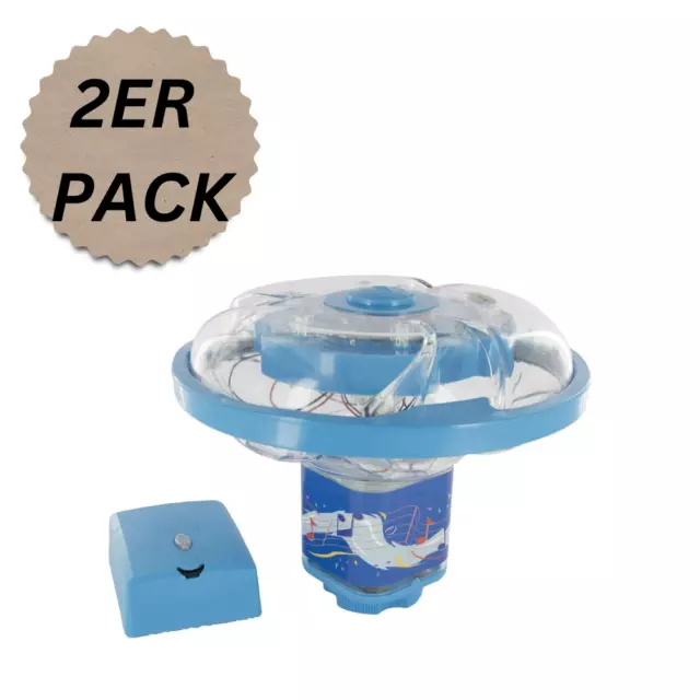 Steinbach Unterwasser LED Beleuchtung Lichtshow Wasserfontäne Pool [2ER PACK]