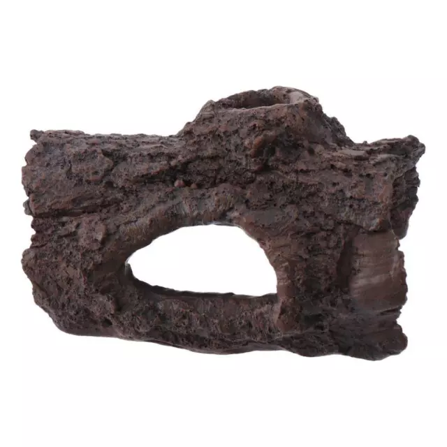 Decorative Bark Bends Resin Hide Cave Small Turtles Reptile Wood  Pet Reptile