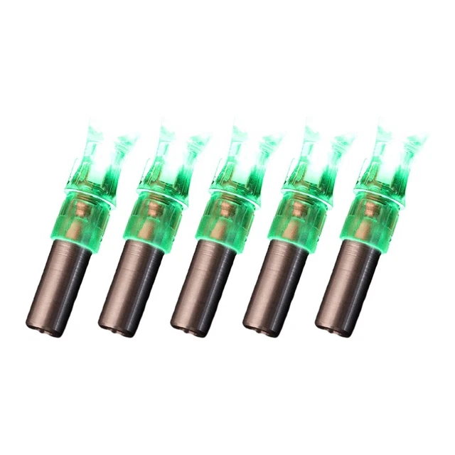 PATIKIL Encoches de flèches de tir à l'arc 4,2 mm, lot de 12 encoches de flèche à insérer de rechange en plastique pour la chasse, le tir à l'arc à poulies et