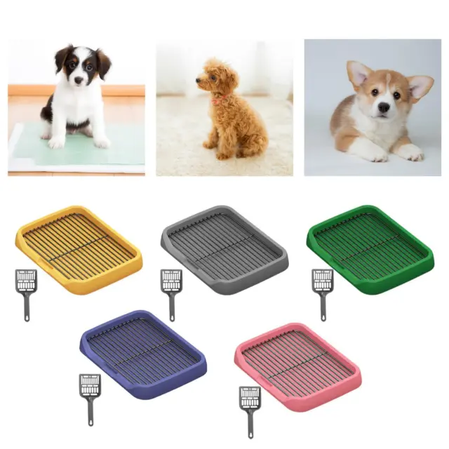 Toilettes pour chiens, grilles en maille portables, bassin de lit amovible,