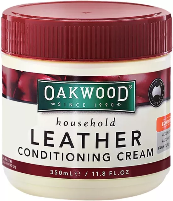 OAKWOOD Household Leather Care Conditioning Cream 350 ml, White, 4115 |- AU