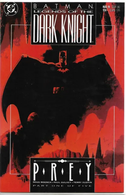 Batman Legends Of The Dark Knight #11 DC Comics 1990 NM/Mint PREY