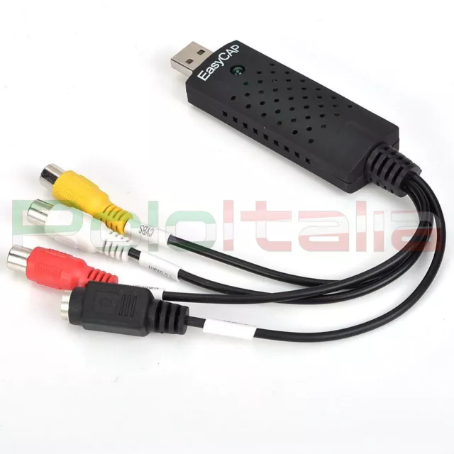 Convertitore analogico digitale USB audio video tv to pc converter da VHS a DVD