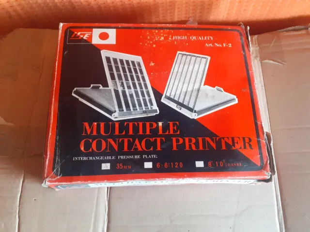 VINTAGE ISE MULTIIPLE CONTACT PRINTER 35mm MACCHINA FOTOGRAFICA MADE IN JAPAN-
