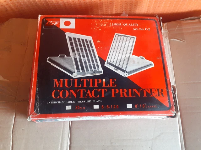 VINTAGE ISE MULTIIPLE CONTACT PRINTER 35mm MACCHINA FOTOGRAFICA MADE IN JAPAN-