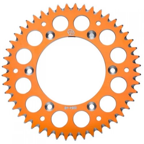 Primary Drive Rear Aluminum Sprocket 46 Tooth Orange 102-228-0260 for Motorcycle
