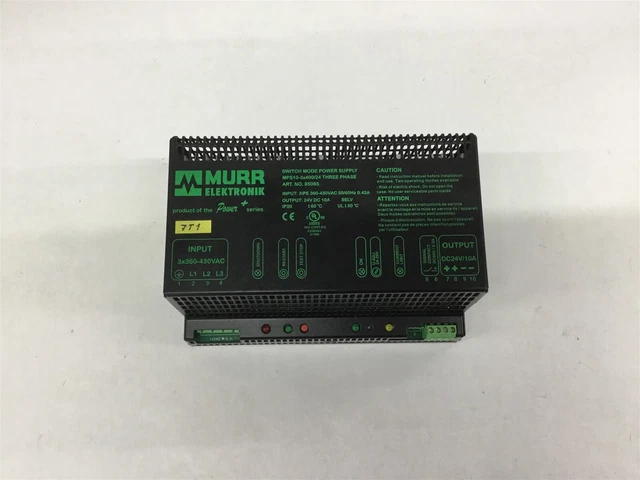 Murr Elektronik MPS10 85065 Switch Mode Power Supply 3 Phase