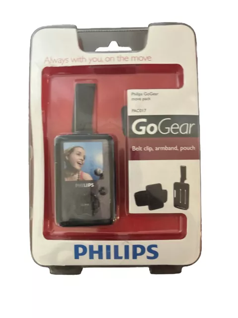 PAC017 Phillips GoGear Arm Band: beltclip: silicone pouch for mp3 player