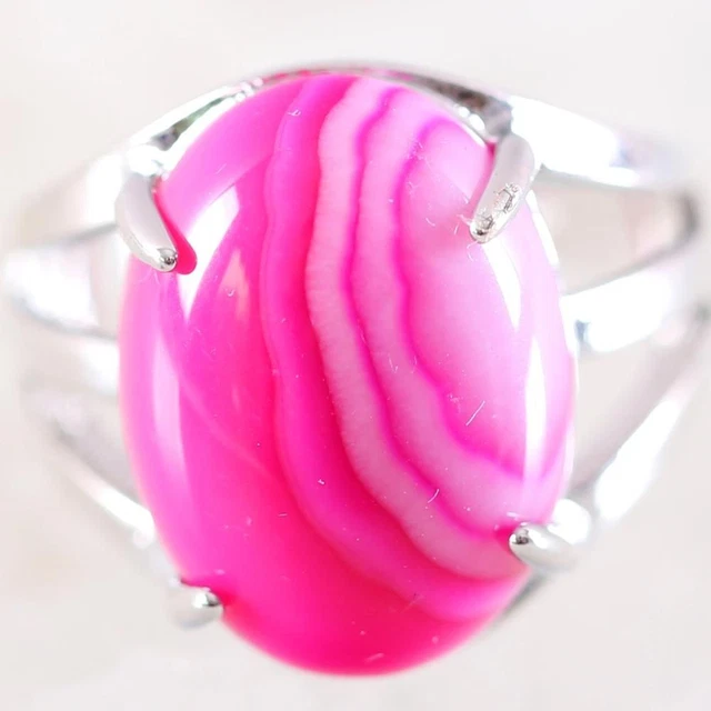 Carnelian Lapis Beaded Ring - Natural Stone Beads Women Fashion Stones Jewelries
