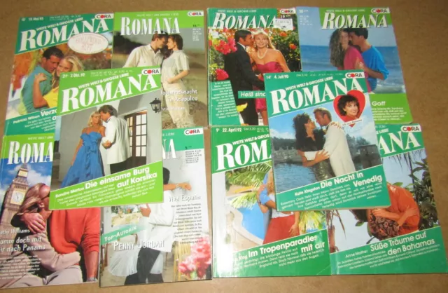 10 Coraromane, Taschenhefte, Romana Weite Welt & Grosse Liebe, ab 1990er bk321