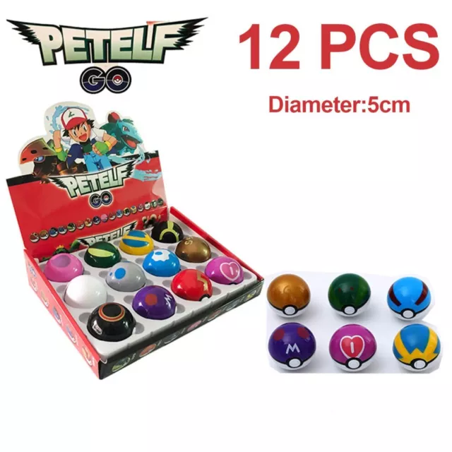 12pcs Ball Poke ball Set Kids Toys Figures Child Gifts Uk