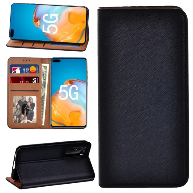 Flip Case for Huawei P30 Pro P20 Lite Mate 20 Leather Wallet Stand Phone Cover