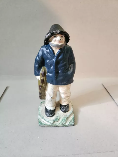 Vintage Gusseisen Figur Seemann