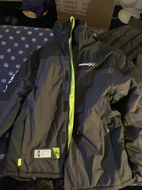 Matrix Winter Suit NEW Coarse Fishing Jacket And Bib And Brace Xxl