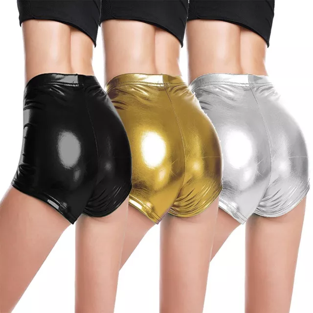 Fashion forward High Waisted Women's Hot Pants Stretchy Short Pants for Gym