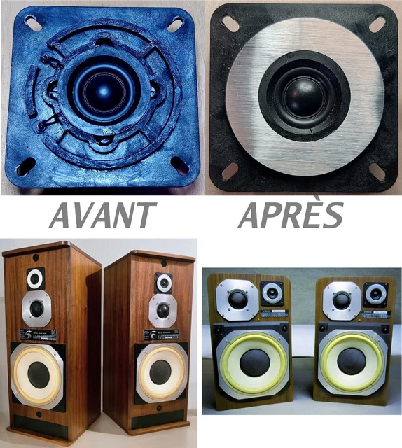 Tweeters ITT Neufs – Paire LPKH 90/19/145 FK1 8 Ohms, Haute-fidélité