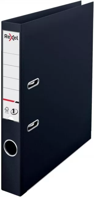 Rexel Choices, A4 Lever Arch File, 50 mm Spine, 350 Sheet Capacity, Plastic Cov