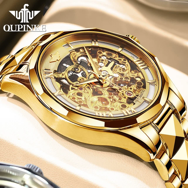 SEA-GULL 2021 New Seagull Orologio meccanico automatico da uomo Business Casual Orologio con fasi lunari Esplorazione dello spazio Confezione regalo 819.11.6092, Argento, Cinturino