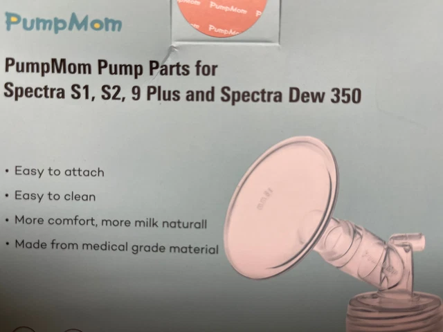 18MM Flange and Duckbil Valves Compatible with Spectra S1 Spectra S2 Breastpump