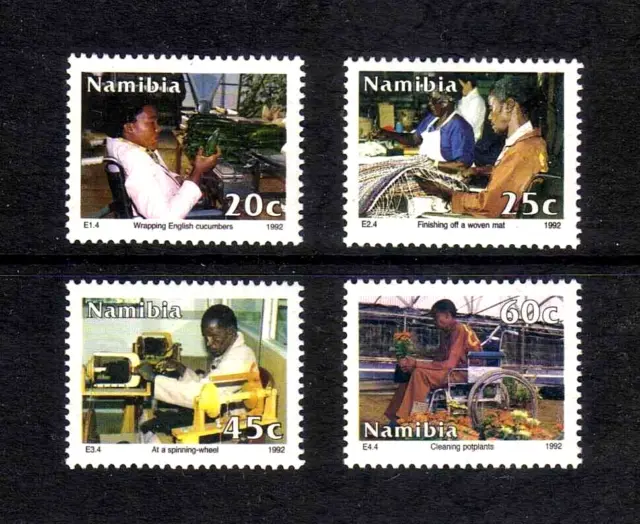 Namibia 1992 Integration of the Disabled complete set of 4v. (SG 602-605) MNH