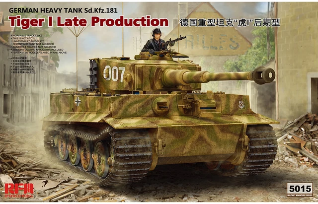 Rye Field Model Maquette Char Sd.Kfz.181 Pz.Kpfw.VI Ausf.E Tiger I Late Production 1/35