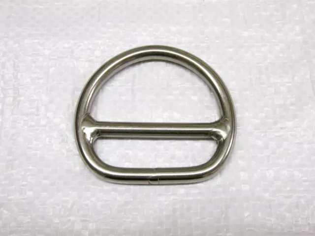 Double Bar D Ring Stainless Steel 5MM (Dee Webbing Link)