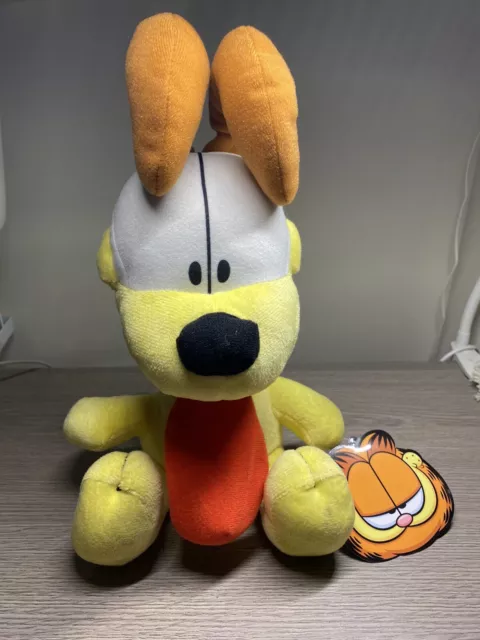 Garfield ODIE The Dog Plush Toy Big Head Edition Cartoon Nickelodeon 9” NEW Rare