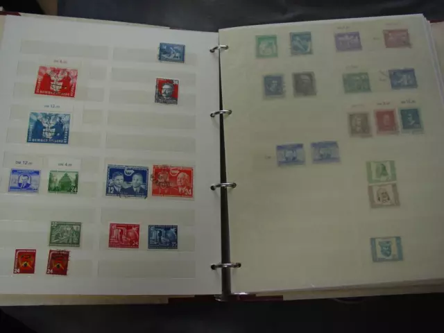 Sammlung/Posten DDR viel 50er-Jahre postfrisch/ungebraucht/gestempelt (uv123)