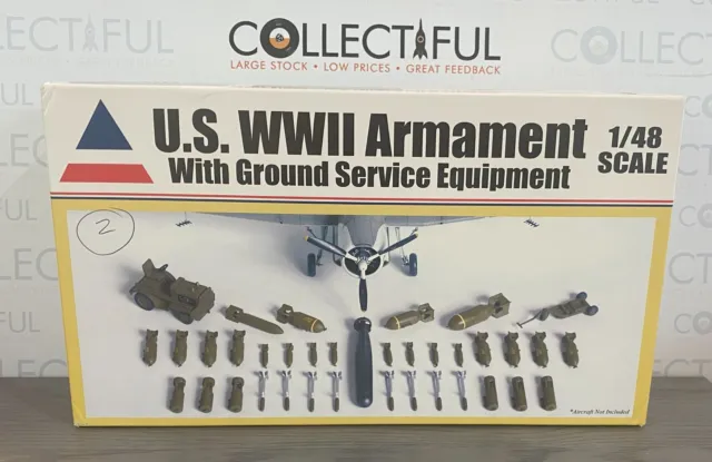 Accurate - U.s. Wwii Armament - W/ Ground Service Equipment - 1:48 Model Kit🔥