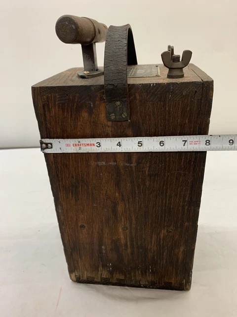 Vtg Working Atlas Blasting Machine No. 3-50 With Vtg Atlas Blasting Data Guide 14