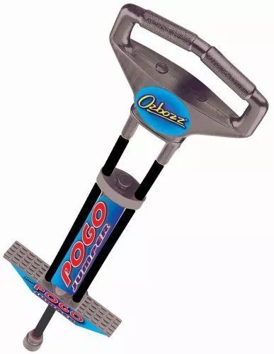 Ozbozz Boy's Pogo Stick - Blue & Silver Pogo Jumper - Children's Toy