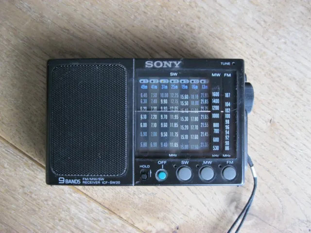 Sony ICF-SW20 Mini Radio MW AM SW FM