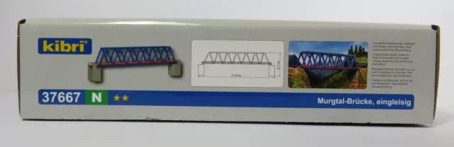 Bnib N Gauge Kibri 37667 Rail Over Truss Bridge Kit 2