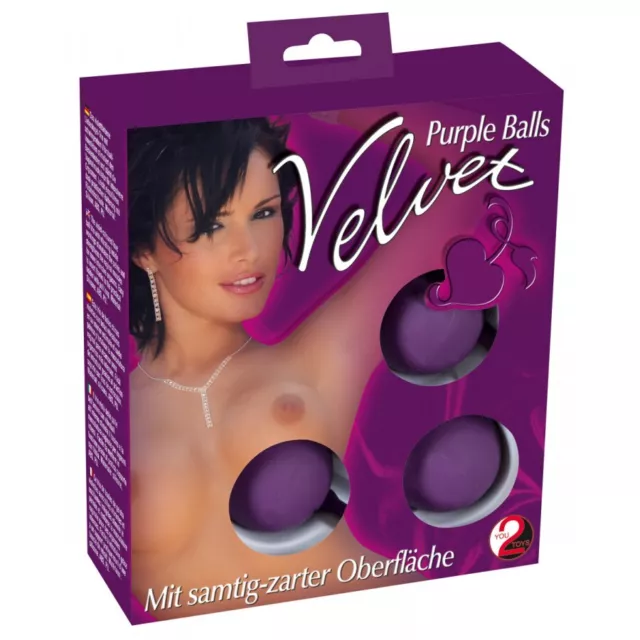 BOULES DE GEISHA Boules de Geisha Velvet violettes - 3.5 cm You2Toys 2