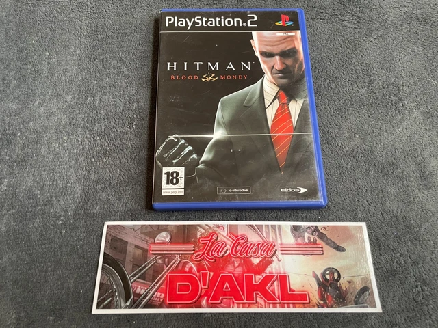 Jeu PS2 : HITMAN BLOOD MONEY - Version Française Complète (boîte + Notice) - Bon état