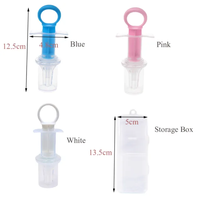 Squeeze Baby Medicine Dropper Infant Nipple Syringe Pacifier Feeder Dispenser 2