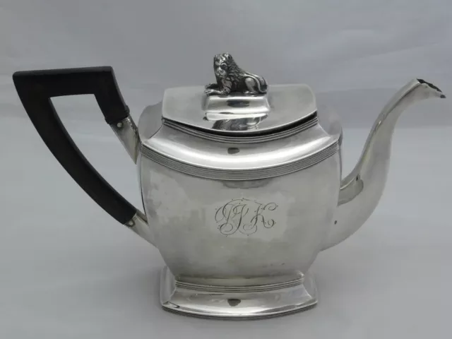 Kaffeekanne Silber 830-Er Holland 1829