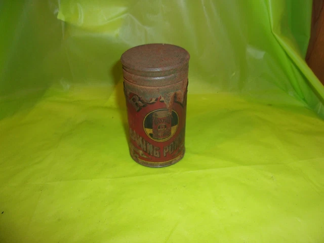 Vintage Original Royal Baking Powder Tin With Paper Label!!