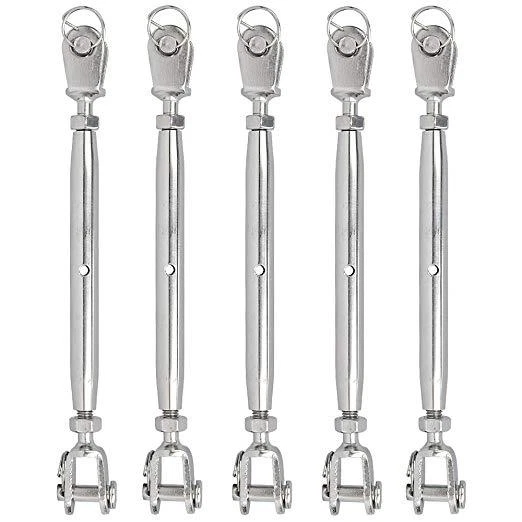 IMAGINE 5pc M5 Tendeurs de corde en acier inoxydable 304 réglables *NEUFS*
