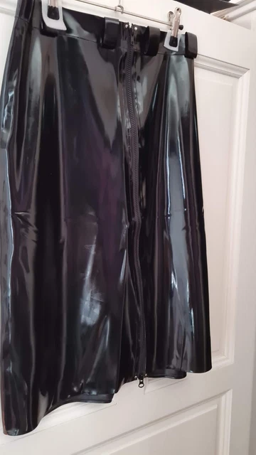 Kilt Uomo Lattix Rock/Latex Di Peter Domenie, Tg. M, Nero, Mai Indossato